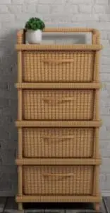 organizcja przestrzeni rzeczy w koszu