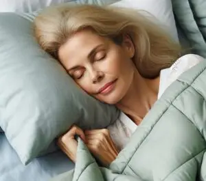 spanie na boku odcinek szyjny